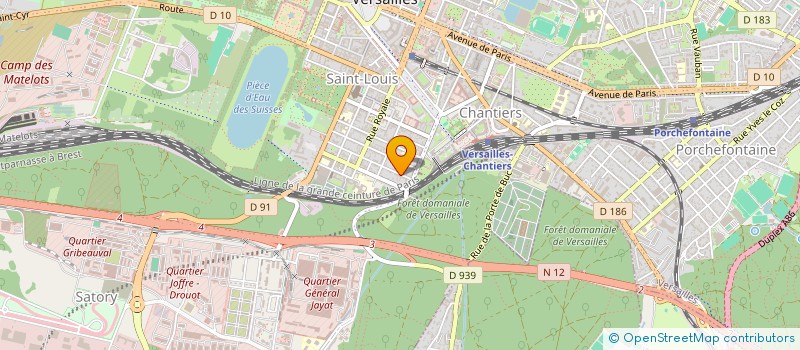 localisation de l'entreprise MONSIEUR GILLES DUPUIS à VERSAILLES