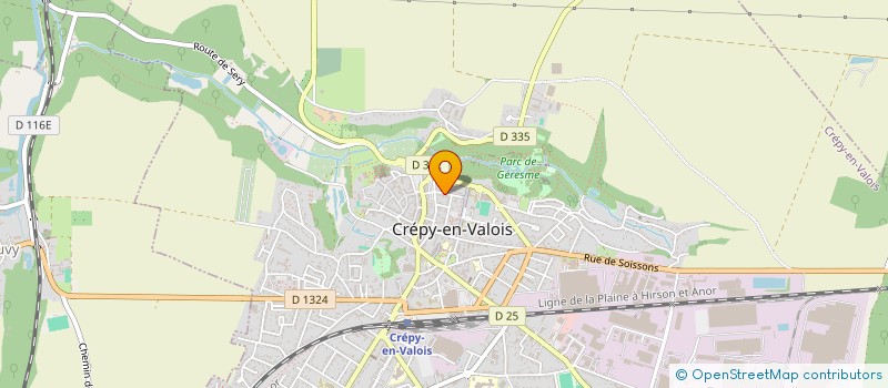 localisation de l'entreprise MONSIEUR GILLES DURAND à CREPY-EN-VALOIS
