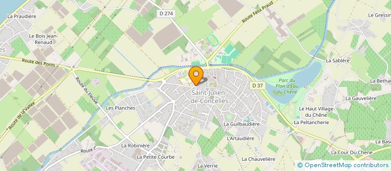 localisation de l'entreprise MONSIEUR GILLES DURASSIER à SAINT-JULIEN-DE-CONCELLES