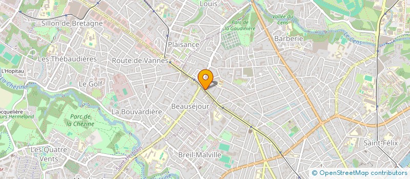 localisation de l'entreprise MONSIEUR GILLES DUROSOIR à NANTES