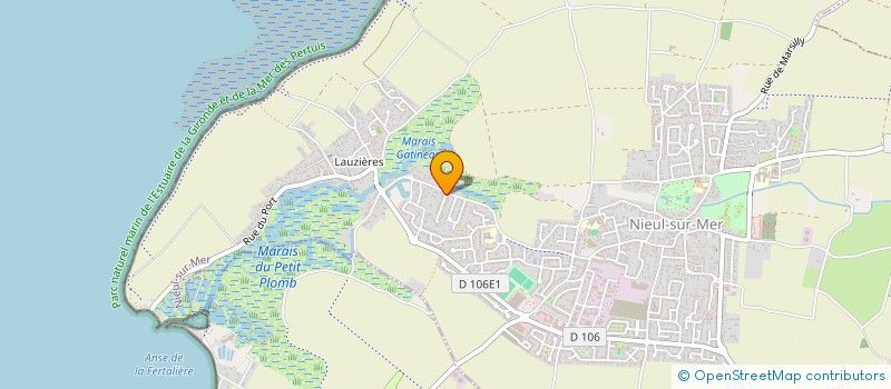 localisation de l'entreprise MONSIEUR GILLES DUROUCHOUX  NIEUL-SUR-MER