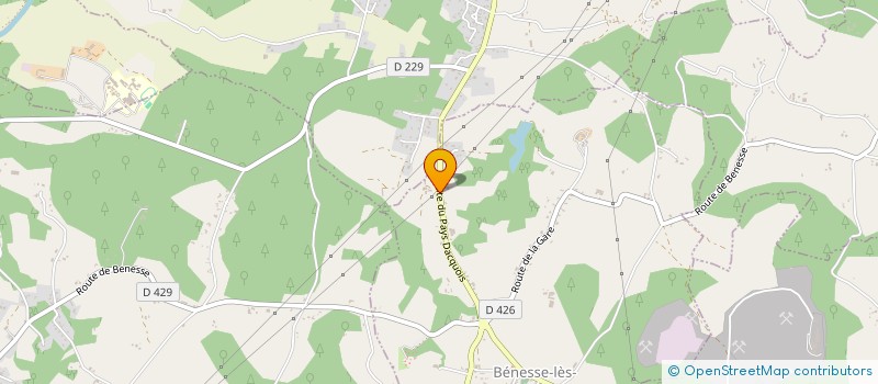 localisation de l'entreprise MONSIEUR GILLES DUTEN  BENESSE-LES-DAX