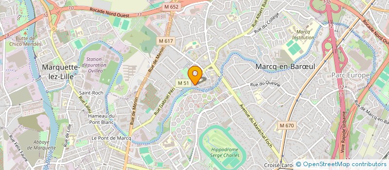 localisation de l'entreprise MONSIEUR GILLES DUTHOY à MARCQ-EN-BARŒUL