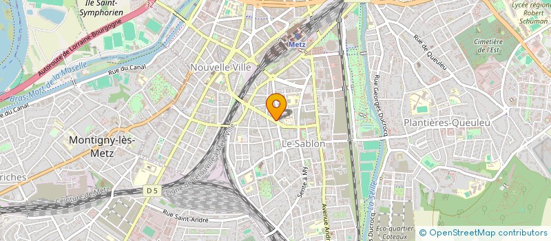 localisation de l'entreprise MONSIEUR GILLES DUVEAUX  METZ