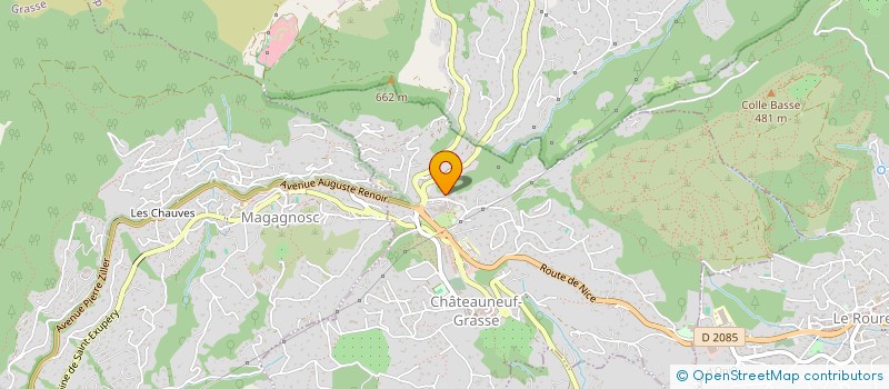 localisation de l'entreprise MONSIEUR GILLES DUVERNEUIL  CHATEAUNEUF-GRASSE