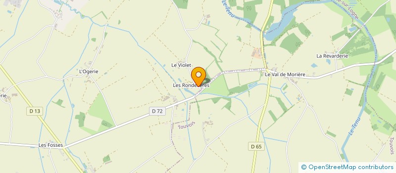 localisation de l'entreprise MONSIEUR GILLES ECOMARD  SAINT-ETIENNE-DE-MER-MORTE