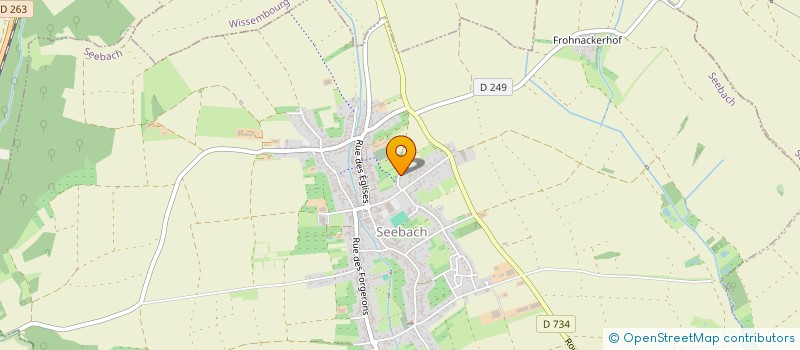 localisation de l'entreprise MONSIEUR GILLES EHLENBERGER  SEEBACH