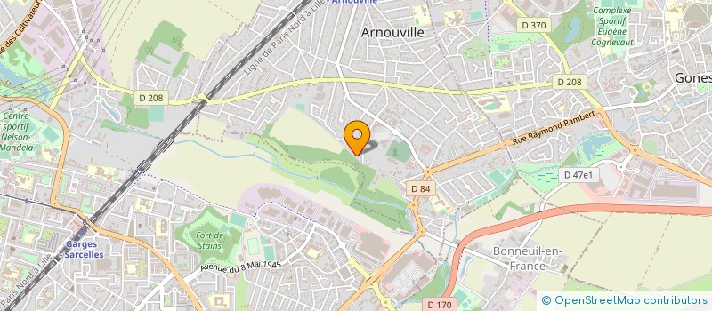 localisation de l'entreprise MONSIEUR GILLES ELKAIM  ARNOUVILLE