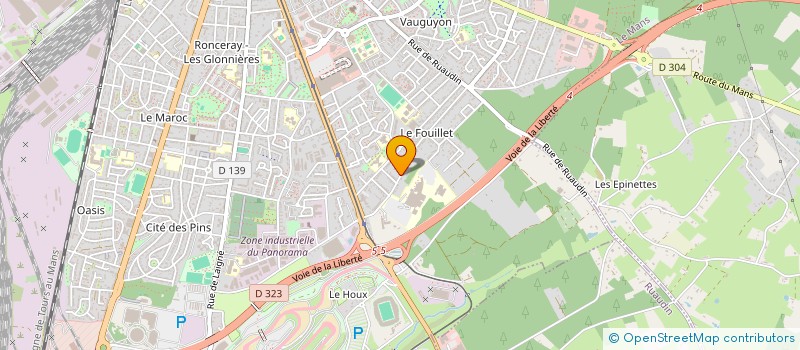 localisation de l'entreprise MONSIEUR GILLES EVEILLEAU à LE MANS