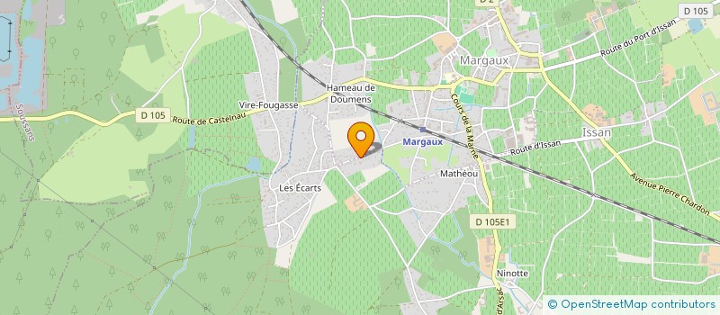 localisation de l'entreprise MONSIEUR GILLES EYZAT  MARGAUX-CANTENAC