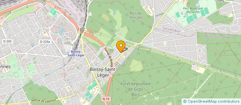 localisation de l'entreprise MONSIEUR GILLES FAIVRE à BOISSY-SAINT-LEGER