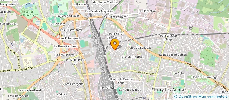 localisation de l'entreprise MONSIEUR GILLES FAIZEAU  FLEURY-LES-AUBRAIS