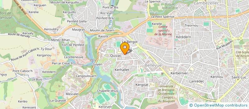 localisation de l'entreprise MONSIEUR GILLES FANEON à BREST