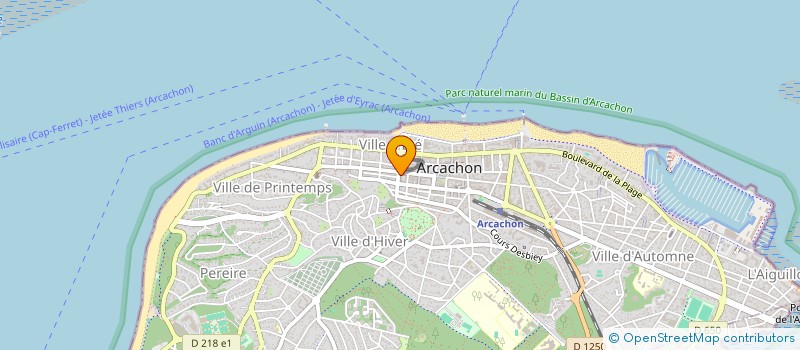 localisation de l'entreprise MONSIEUR GILLES FANTIN à ARCACHON