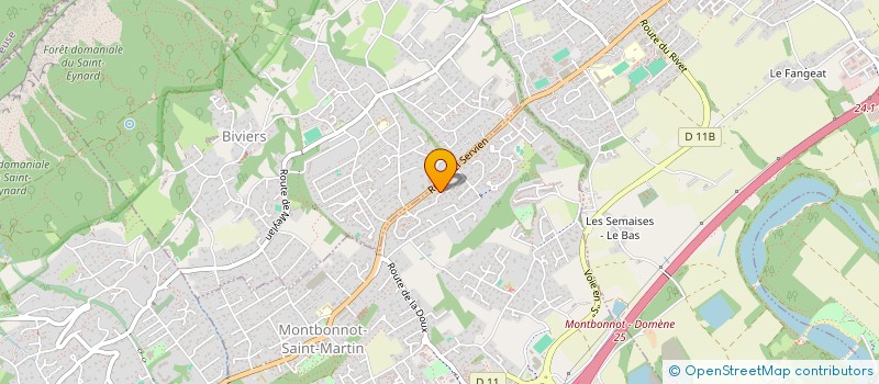 localisation de l'entreprise MONSIEUR GILLES FARRUGIA  MONTBONNOT-SAINT-MARTIN