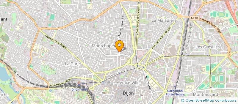 localisation de l'entreprise MONSIEUR GILLES FAUCHER à DIJON