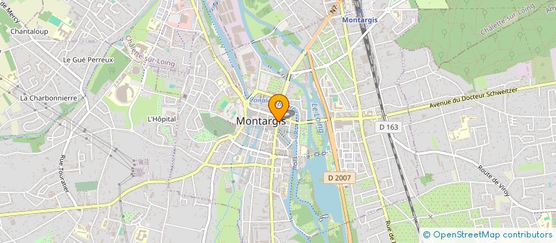 localisation de l'entreprise MONSIEUR GILLES FAURE à MONTARGIS