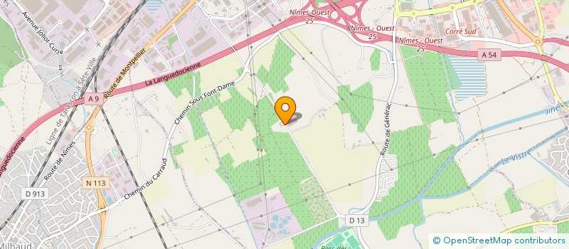 localisation de l'entreprise MONSIEUR GILLES FERAUD  NIMES