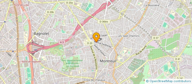 localisation de l'entreprise MONSIEUR GILLES FERMENT à MONTREUIL