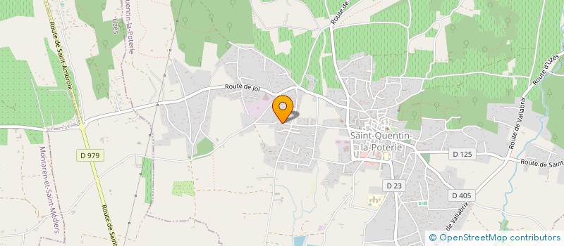 localisation de l'entreprise MONSIEUR GILLES FERNANDEZ à SAINT-QUENTIN-LA-POTERIE