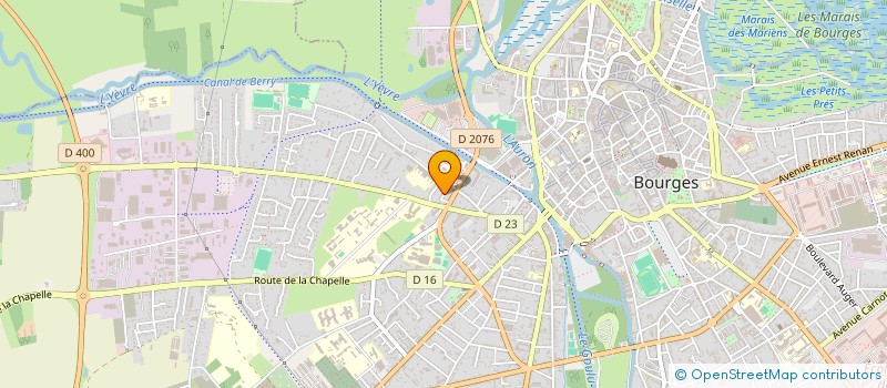 localisation de l'entreprise MONSIEUR GILLES FERNANDEZ  BOURGES