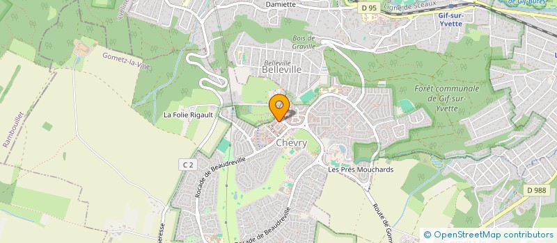 localisation de l'entreprise MONSIEUR GILLES FERON  GIF-SUR-YVETTE