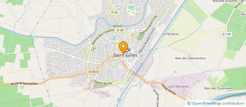 localisation de l'entreprise MONSIEUR GILLES FERRAND à ST GILLES