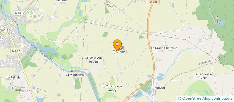 localisation de l'entreprise MONSIEUR GILLES FERRAND à TINTENIAC