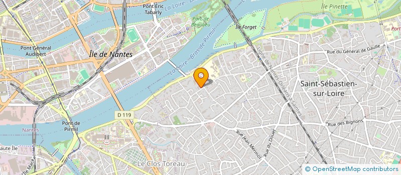 localisation de l'entreprise MONSIEUR GILLES FERRE  SAINT-SEBASTIEN-SUR-LOIRE