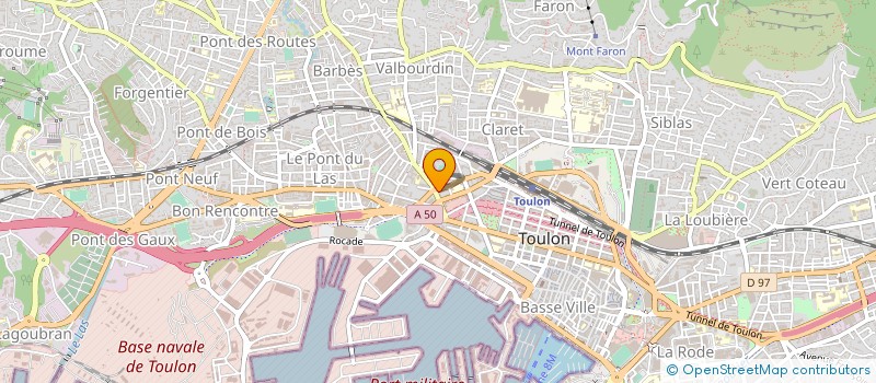 localisation de l'entreprise MONSIEUR GILLES FESSARD  TOULON