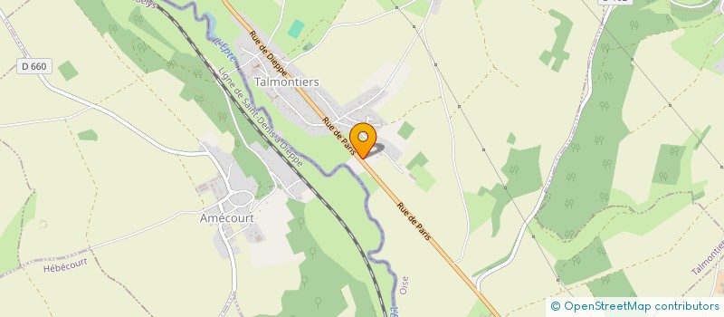 localisation de l'entreprise MONSIEUR GILLES FICHAUX  TALMONTIERS