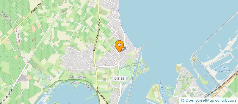localisation de l'entreprise MONSIEUR GILLES FICHER à MARSEILLAN
