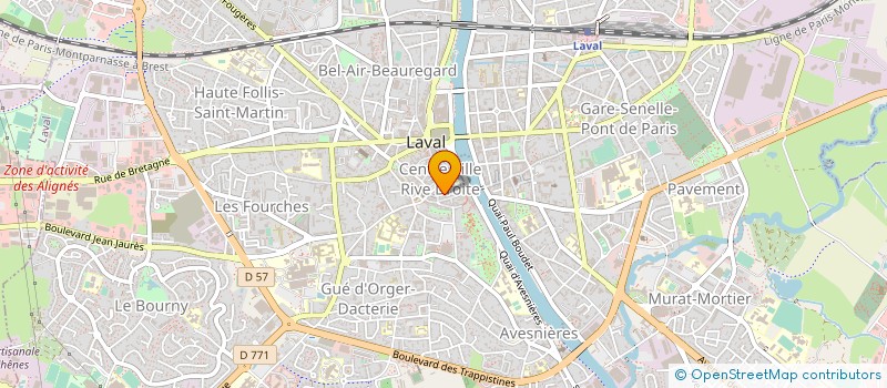 localisation de l'entreprise MONSIEUR GILLES FILLON à LAVAL