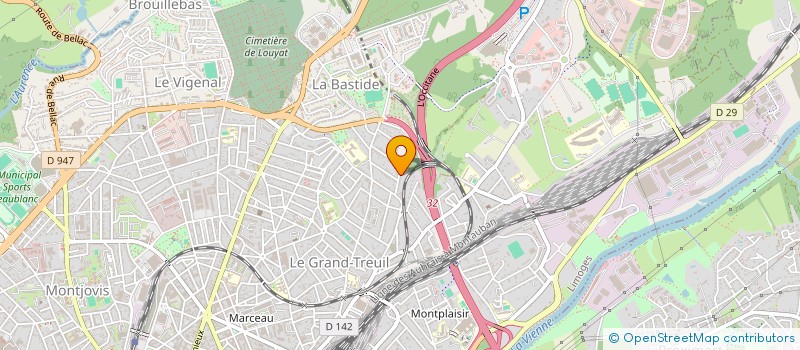 localisation de l'entreprise MONSIEUR GILLES FILLOUX à LIMOGES
