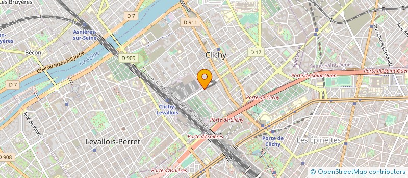 localisation de l'entreprise MONSIEUR GILLES FLECHON à CLICHY