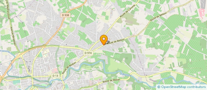 localisation de l'entreprise MONSIEUR GILLES FLEGON à CARPENTRAS