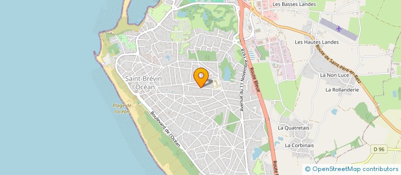 localisation de l'entreprise MONSIEUR GILLES FLORENT  SAINT-BREVIN-LES-PINS