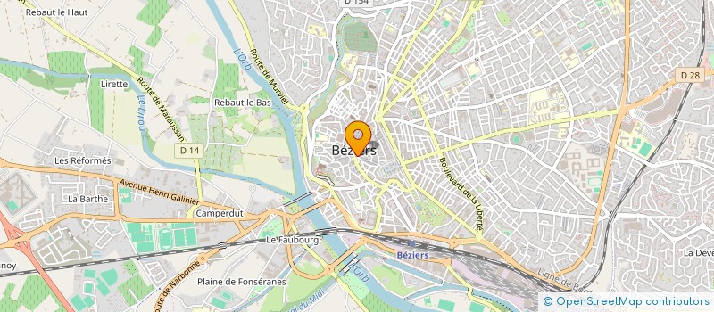 localisation de l'entreprise MONSIEUR GILLES FOLCHETTI à BEZIERS