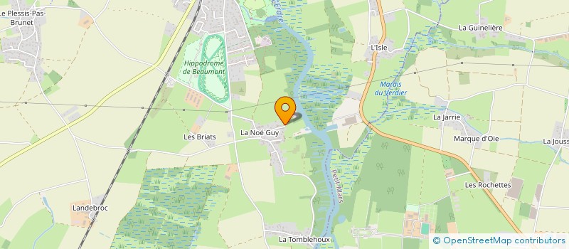 localisation de l'entreprise MONSIEUR GILLES FONDIN  NORT-SUR-ERDRE