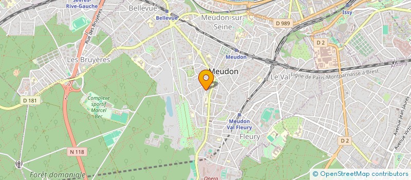 localisation de l'entreprise MONSIEUR GILLES FONS  MEUDON