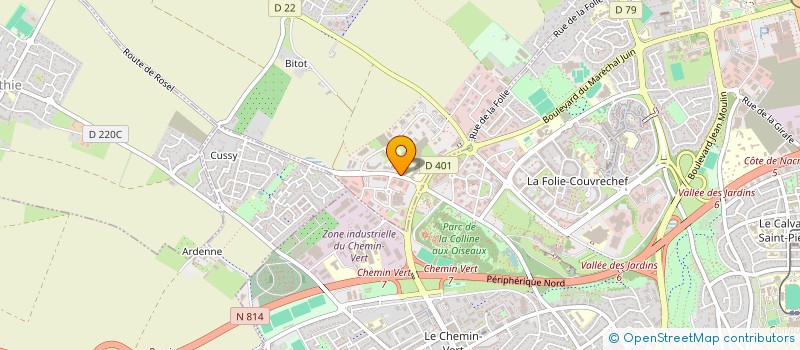 localisation de l'entreprise MONSIEUR GILLES FONTAINE à SAINT-CONTEST