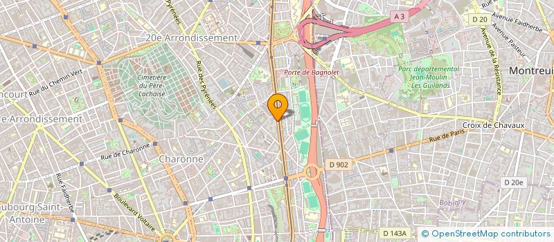 localisation de l'entreprise MONSIEUR GILLES FONTAINE  PARIS