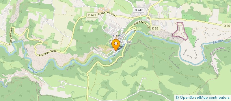 localisation de l'entreprise MONSIEUR GILLES FOREY  ROCAMADOUR