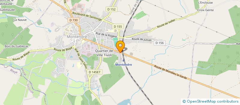 localisation de l'entreprise MONSIEUR GILLES FORGET  MONTENDRE