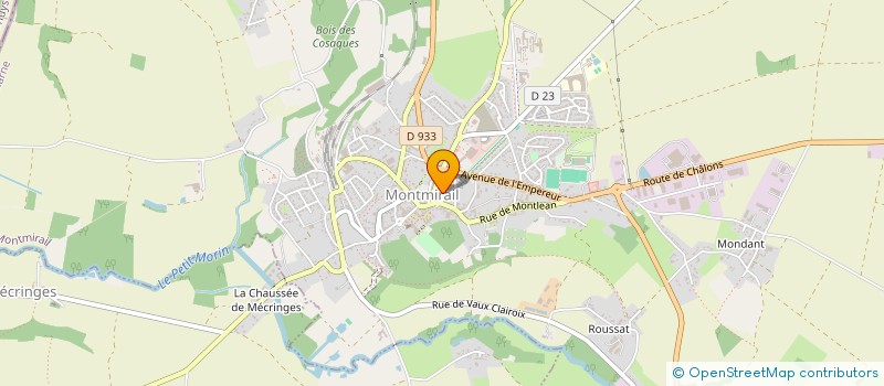 localisation de l'entreprise MONSIEUR GILLES FOUQUET à MONTMIRAIL