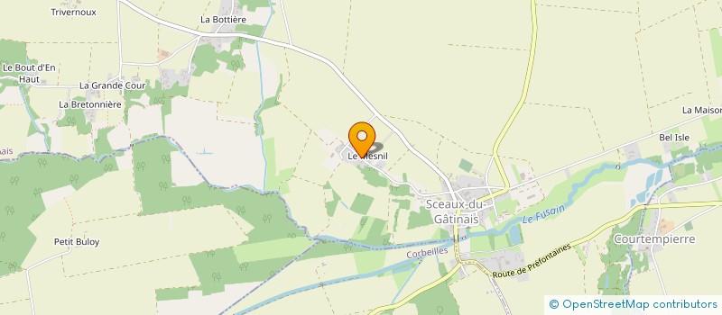 localisation de l'entreprise MONSIEUR GILLES FOUQUIN à SCEAUX-DU-GATINAIS
