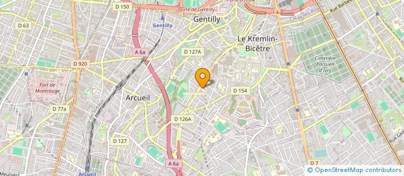localisation de l'entreprise MONSIEUR GILLES FOURGASSIE à LE KREMLIN-BICETRE