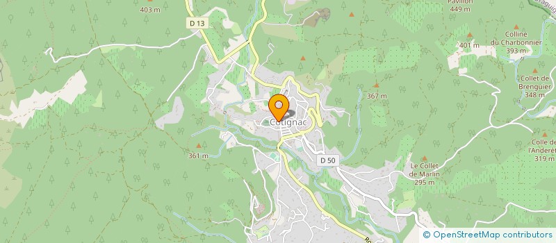 localisation de l'entreprise MONSIEUR GILLES FOURNEL à COTIGNAC