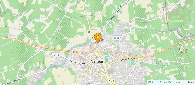 localisation de l'entreprise MONSIEUR GILLES FOURNIER à VALREAS