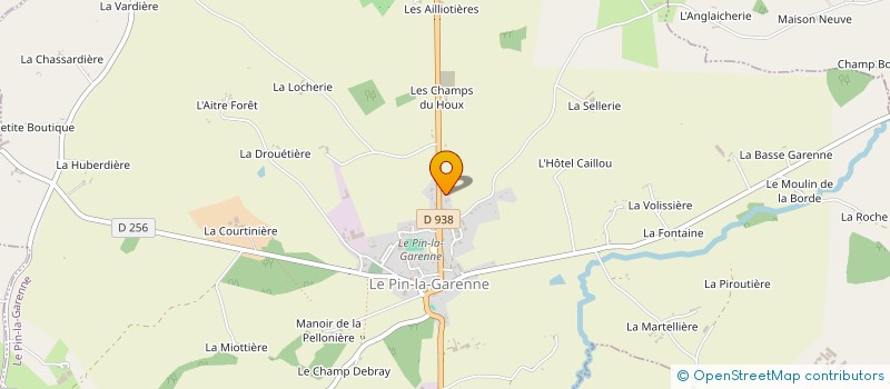 localisation de l'entreprise MONSIEUR GILLES FRANCHET à LE PIN-LA-GARENNE